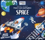 Space. Travel, learn and explore. Libro puzzle. Ediz. illustrata