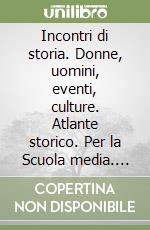 Incontri di storia. Donne, uomini, eventi, culture. Atlante storico. Per la Scuola media. Con ebook. Con espansione online. Con DVD-ROM. Vol. 1 libro