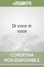 Di voce in voce libro