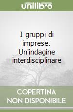 I gruppi di imprese. Un'indagine interdisciplinare