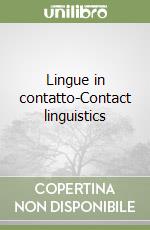 Lingue in contatto-Contact linguistics