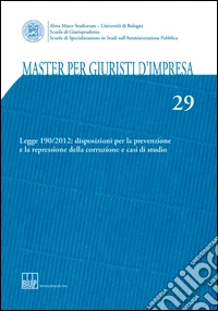 Master per giuristi d'impresa. Vol. 29