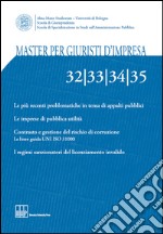 Master per giuristi d'impresa vol. 32-33-34-35 libro