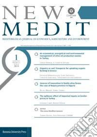 New Medit (2018). Vol. 1: Marzo libro
