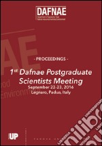 1st Post graduate scientists meeting 2016 libro