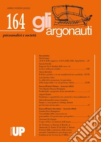 Gli argonauti. Psicoanalisi e società (2022). Vol. 164 libro