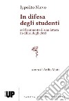 In difesa degli studenti col frammento di una lettera in difesa degli ebrei libro di Nievo Ippolito Motta A. (cur.)