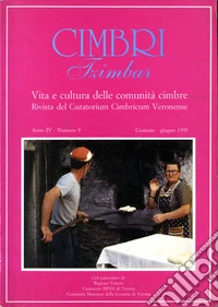 Cimbri-Tzimbar. Vita e culture delle comunità cimbre (9) libro
