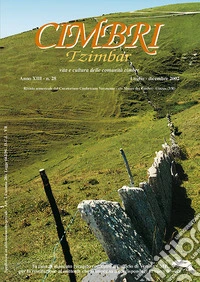 Cimbri-Tzimbar. Vita e culture delle comunità cimbre (28) libro