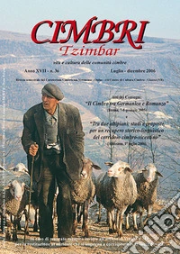 Cimbri-Tzimbar. Vita e culture delle comunità cimbre (36) libro