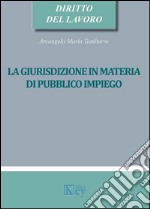 La giurisdizione in materia di pubblico impiego