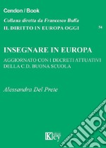 Insegnare in Europa libro