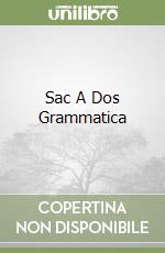 Sac A Dos Grammatica libro