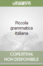 Piccola grammatica italiana libro