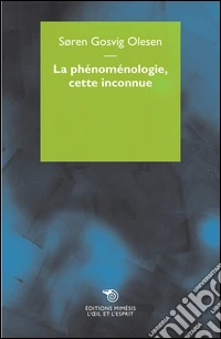 La phenomenologie, cette inconnue libro