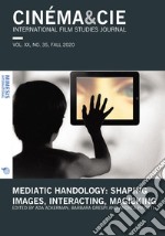 Cinéma & Cie. International film studies journal (2020). Vol. 35: Mediatic handology: shaping images, interacting, magicking libro