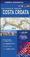 Costa croata 1:200.000. Croazia 1:800.000 libro