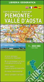 Piemonte e Valle d'Aosta 1:200.000 libro