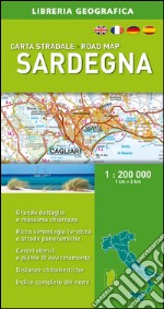 Sardegna. Carta stradale 1:200.000 libro