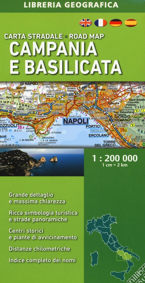 Campania e Basilicata 1:200.000