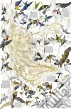 Migrazioni degli uccelli. Eurasia; Africa e Oceania. Carta murale. Ediz. inglese art vari a