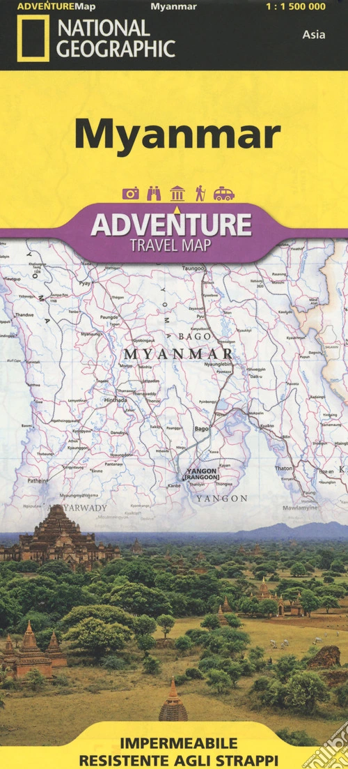 Myanmar (Birmania) 1:1.500.000