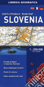 Slovenia. Carta stradale 1:250.000