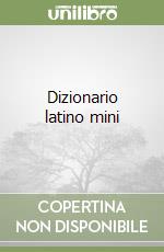 Dizionario latino mini libro