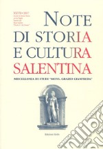 Note di storia e cultura salentina (2017). Vol. 27 libro