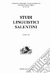 Studi linguistici salentini. Vol. 38 libro di Associazione linguistica salentina O. Parlangeli (cur.)