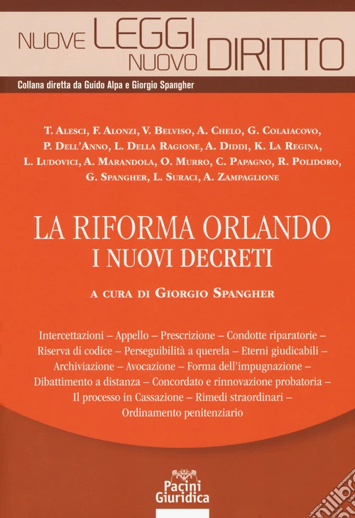La riforma Orlando