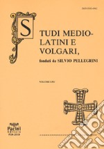 Studi mediolatini e volgari (2019). Vol. 65