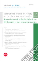 International journal for history and social sciences education-Revue internationale de didactique de l'histoire et des sciences sociales (2018). Vol. 3 libro