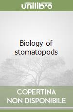 Biology of stomatopods libro