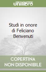 Studi in onore di Feliciano Benvenuti libro