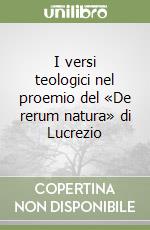 I versi teologici nel proemio del «De rerum natura» di Lucrezio libro