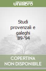 Studi provenzali e galeghi '89-'94