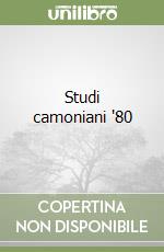 Studi camoniani '80 libro