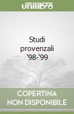 Studi provenzali '98-'99 libro