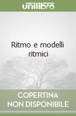 Ritmo e modelli ritmici libro