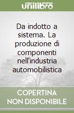 Da indotto a sistema. La produzione di componenti nell'industria automobilistica libro