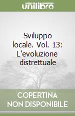 Sviluppo locale. Vol. 13: L'evoluzione distrettuale libro
