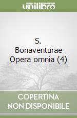 S. Bonaventurae Opera omnia (4) libro