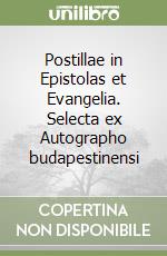 Postillae in Epistolas et Evangelia. Selecta ex Autographo budapestinensi libro