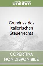 Grundriss des italienischen Steuerrechts