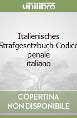 Italienisches Strafgesetzbuch-Codice penale italiano libro