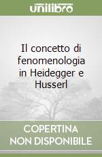 Il concetto di fenomenologia in Heidegger e Husserl libro