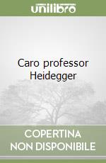 Caro professor Heidegger libro