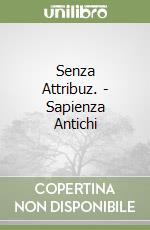 Senza Attribuz. - Sapienza Antichi libro