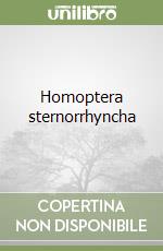 Homoptera sternorrhyncha libro